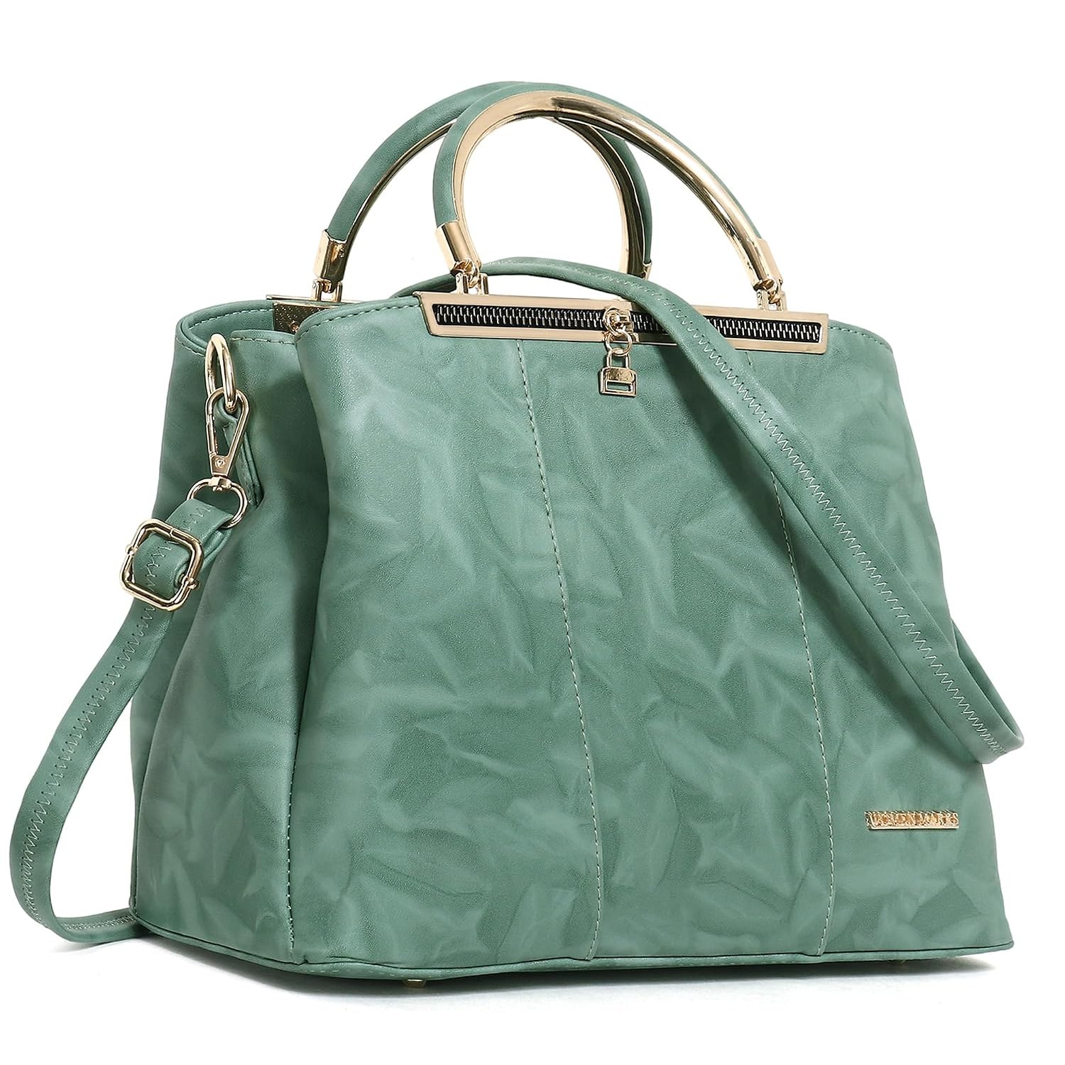 WOMEN MARKS Handbag and Shoulder Bag, Top Handle Satchel, and Spacious Zipper Compartment.