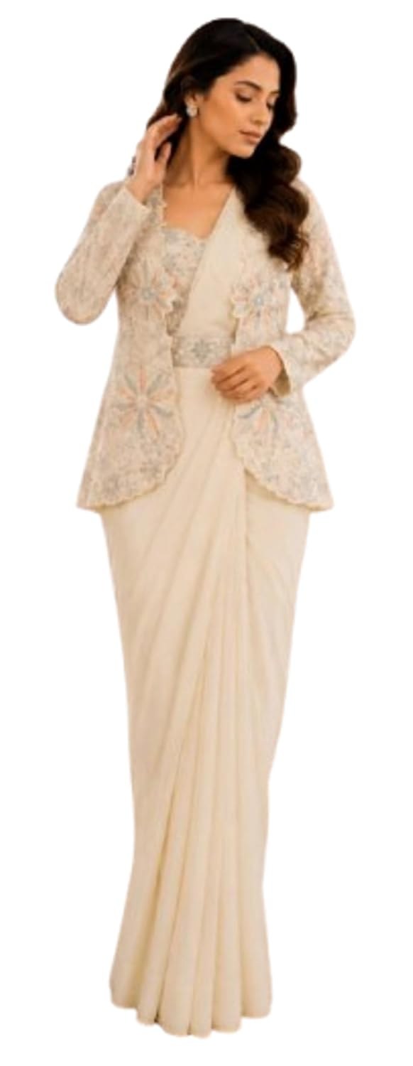 Ready To Wear Saree For Women's outfit for the trendy wedding Saree For Girls with style,Hevey Silk