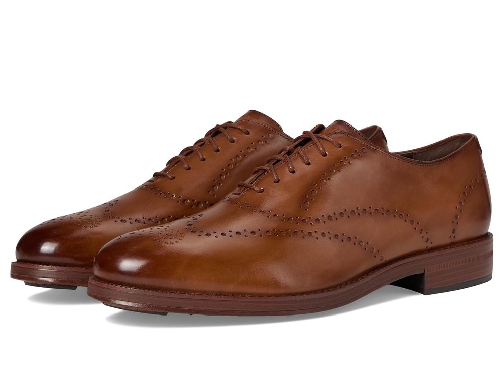 Cole Haan Mens Ledley Grand Brogue Wingtip Oxfords