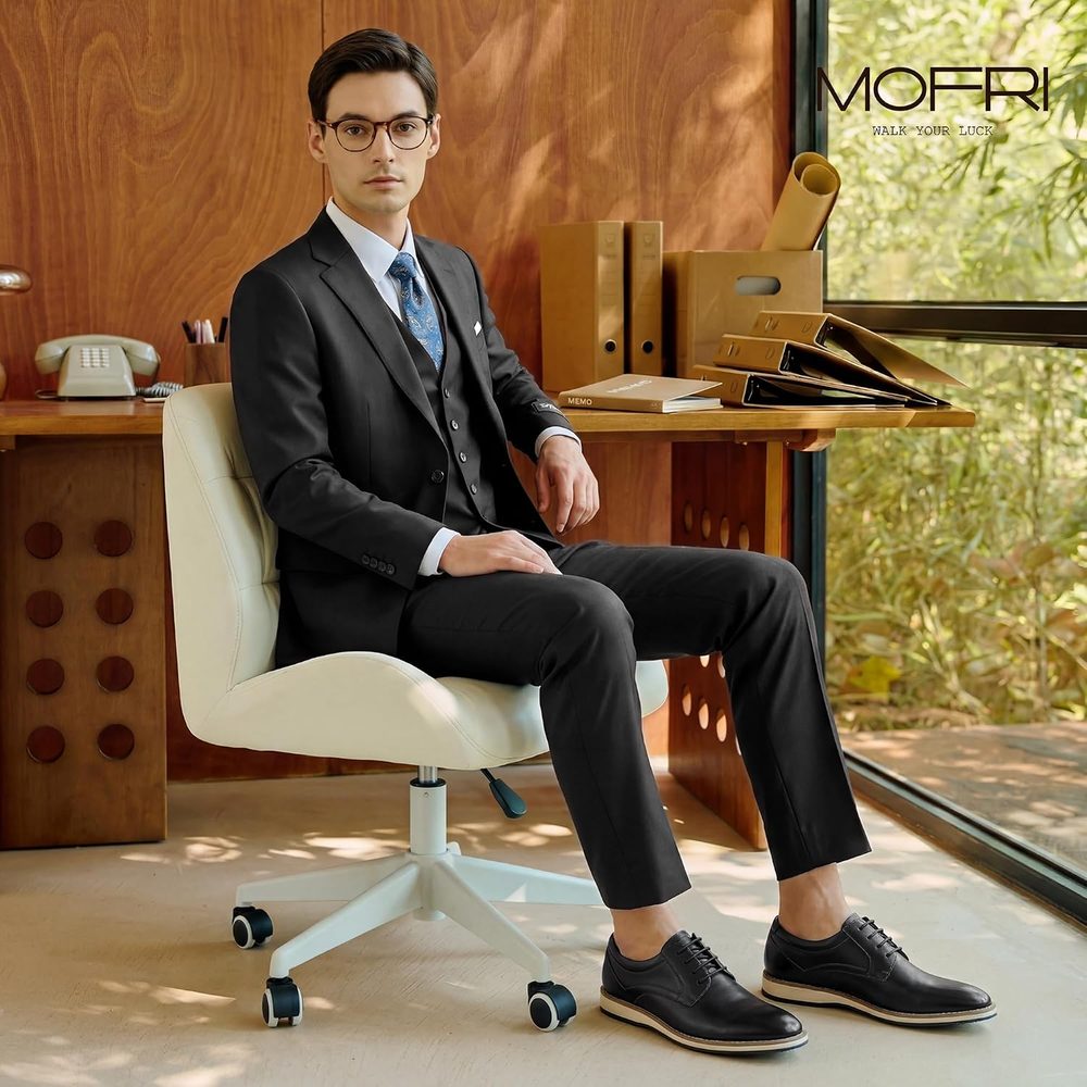 Men's Dress Shoes Casual Shoe for Men Comfort Lace-Up Sneaker Oxford