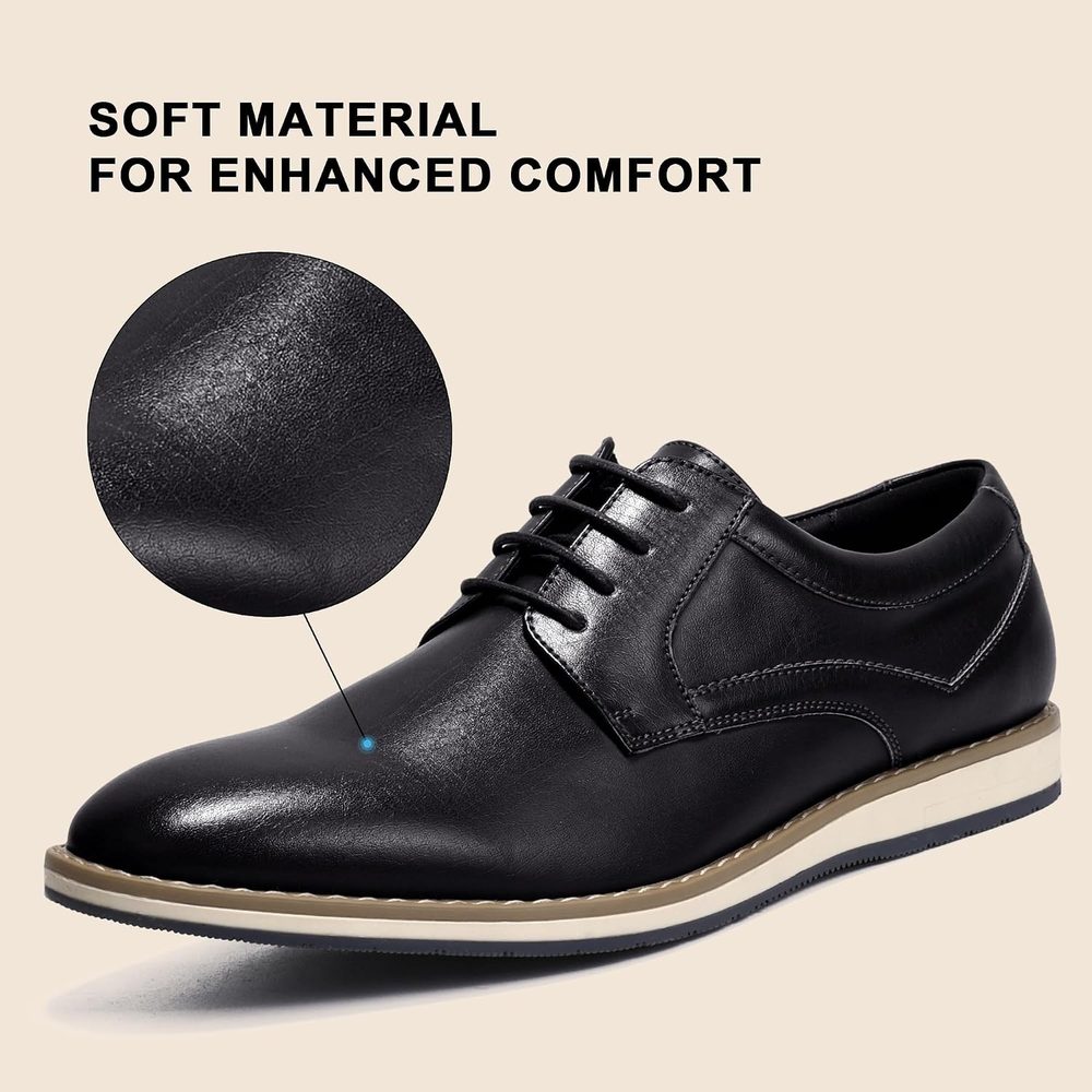 Men's Dress Shoes Casual Shoe for Men Comfort Lace-Up Sneaker Oxford