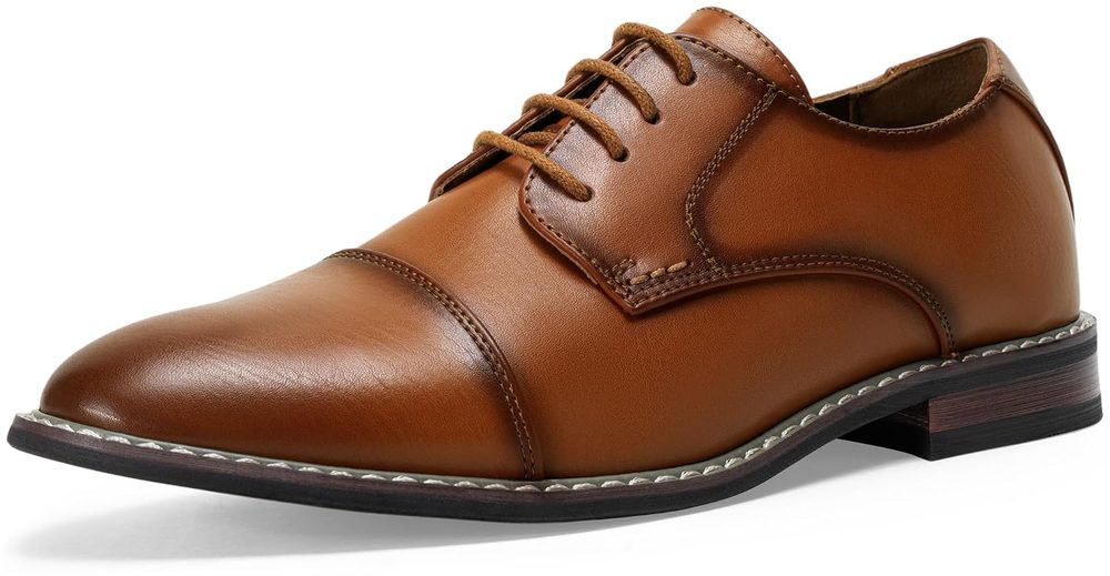 Jousen Men's Dress Shoes Classic Mens Oxfords Formal Business Shoes Modern Derby Oxford