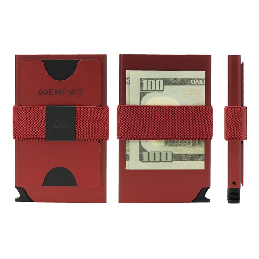 RFID Blocking Aluminum Wallet for Men with Advanced RFID Protection
