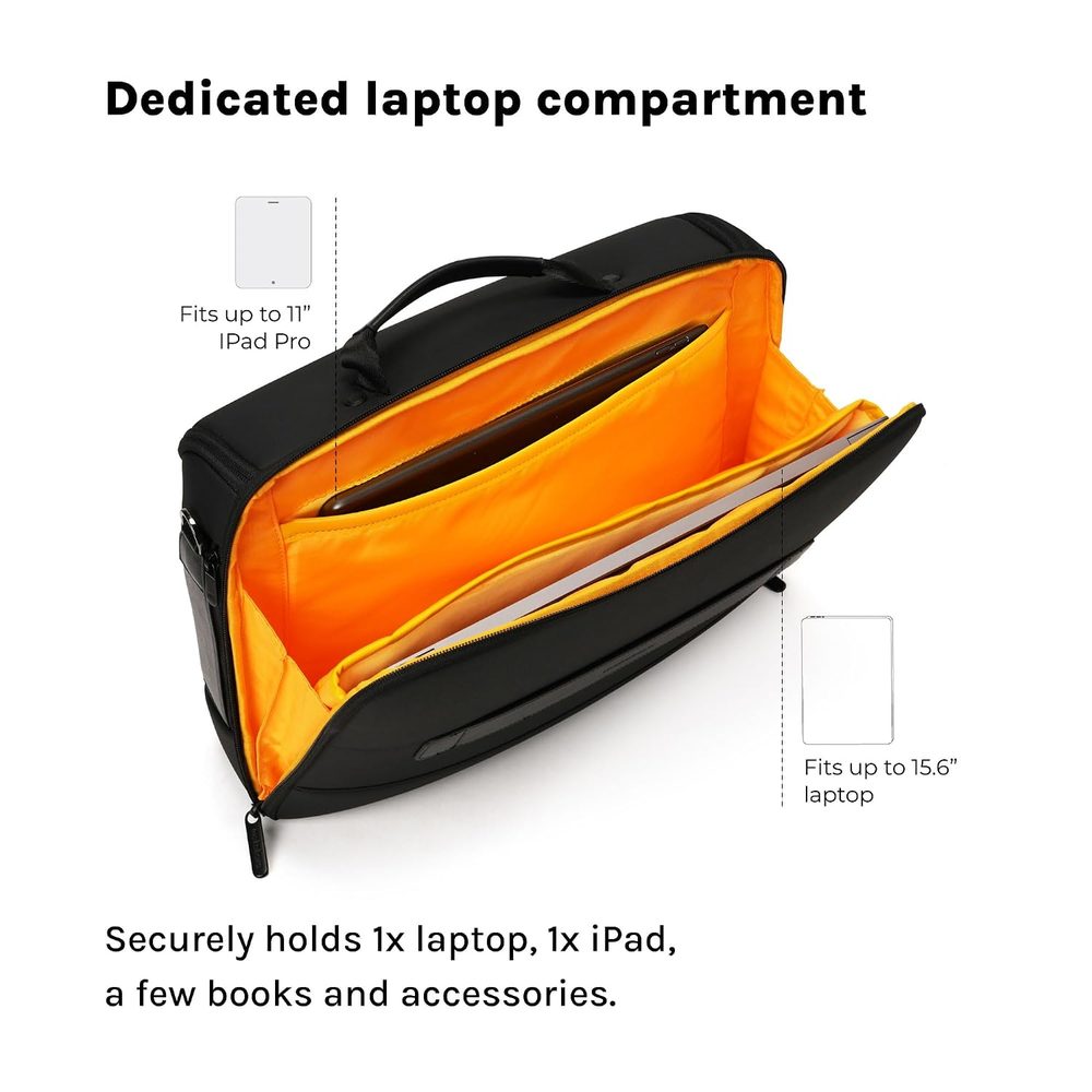 MOKOBARA Transit Briefcase 15.6 Inch Laptop Bag 15L Office Use