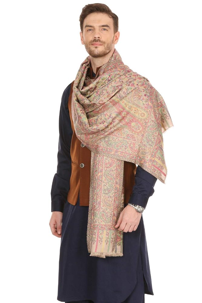 Pashtush Mens fine Soft Ethnic Stole