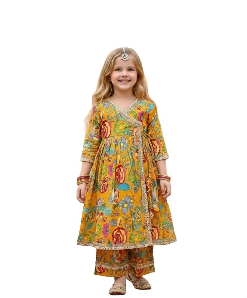 A.T.U.N. (ALL THINGS UBER NICE) Girls Premium Ethnic Cotton Kurti & Sharara Set