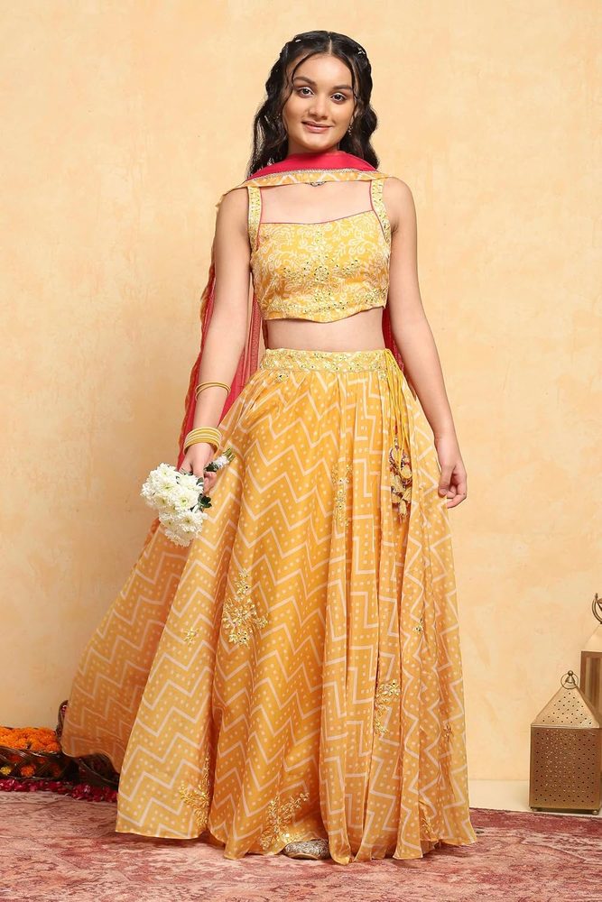 BIBA Girls Lehenga Set