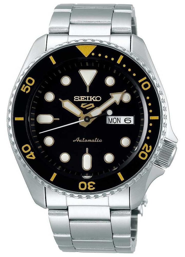 Seiko Stainless Steel Analog Green Dial Men Watch-Srpd63K1, Bandcolor-Silver