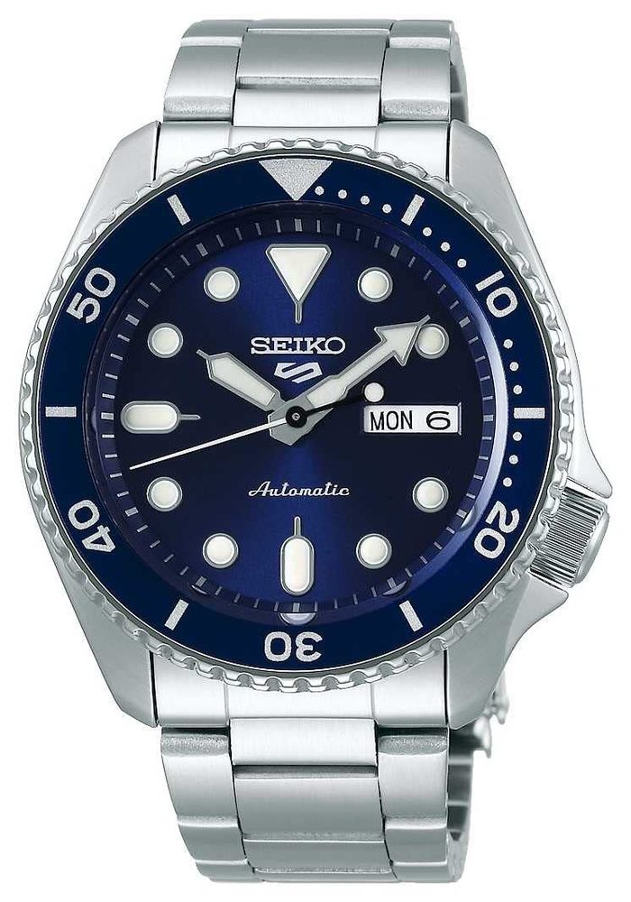 Seiko Stainless Steel Analog Green Dial Men Watch-Srpd63K1, Bandcolor-Silver
