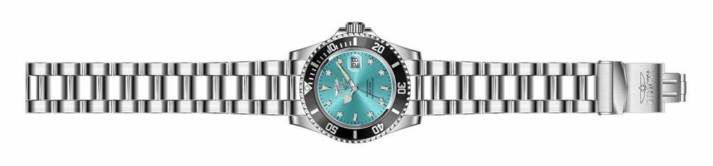 INVICTA Pro Diver Men 40mm Stainless Steel Steel Black dial PC32 Quartz