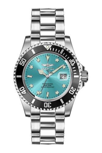 INVICTA Pro Diver Men 40mm Stainless Steel Steel Black dial PC32 Quartz