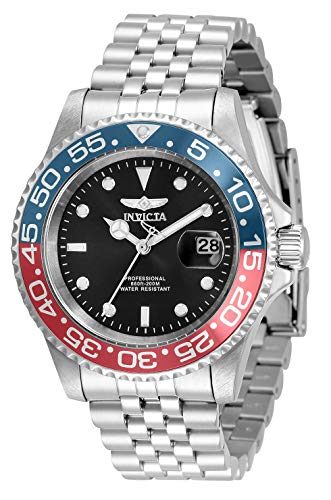 Invicta Mens Stainless Steel Analog Silver Dial Watch-34102, Band Color:Silver