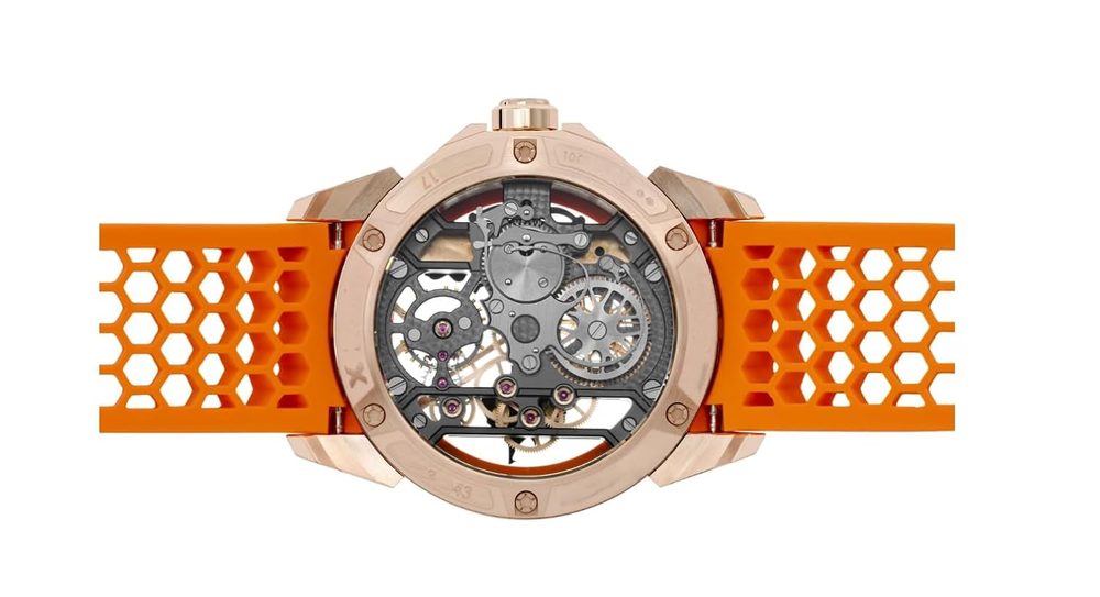 Luxury full Automatic Shree Ram Edition Watch for Men– Women Heavy Open Machine Design with Orange Straps, Shri Ram ji & Hanuman ji Artwork, Ayodhya Mandir Dial | Premium Wrist watch 41mm Bezel [1Year warranty] Model No-TM-W-22