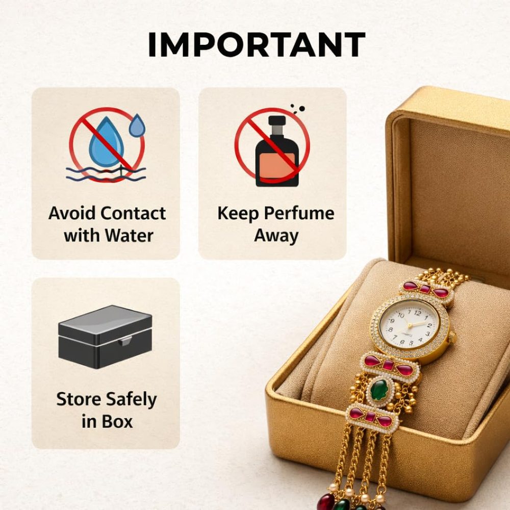 Kashmiri Bracelet Watch for Women Stylish