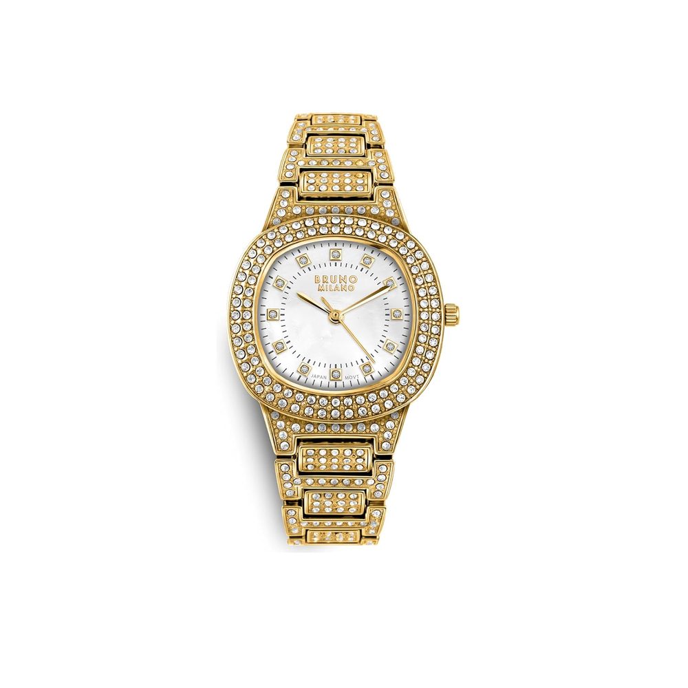 BRUNO MILANO Crystal Studded Fashionable Watch Jewellery Buckle for Women and Girls
