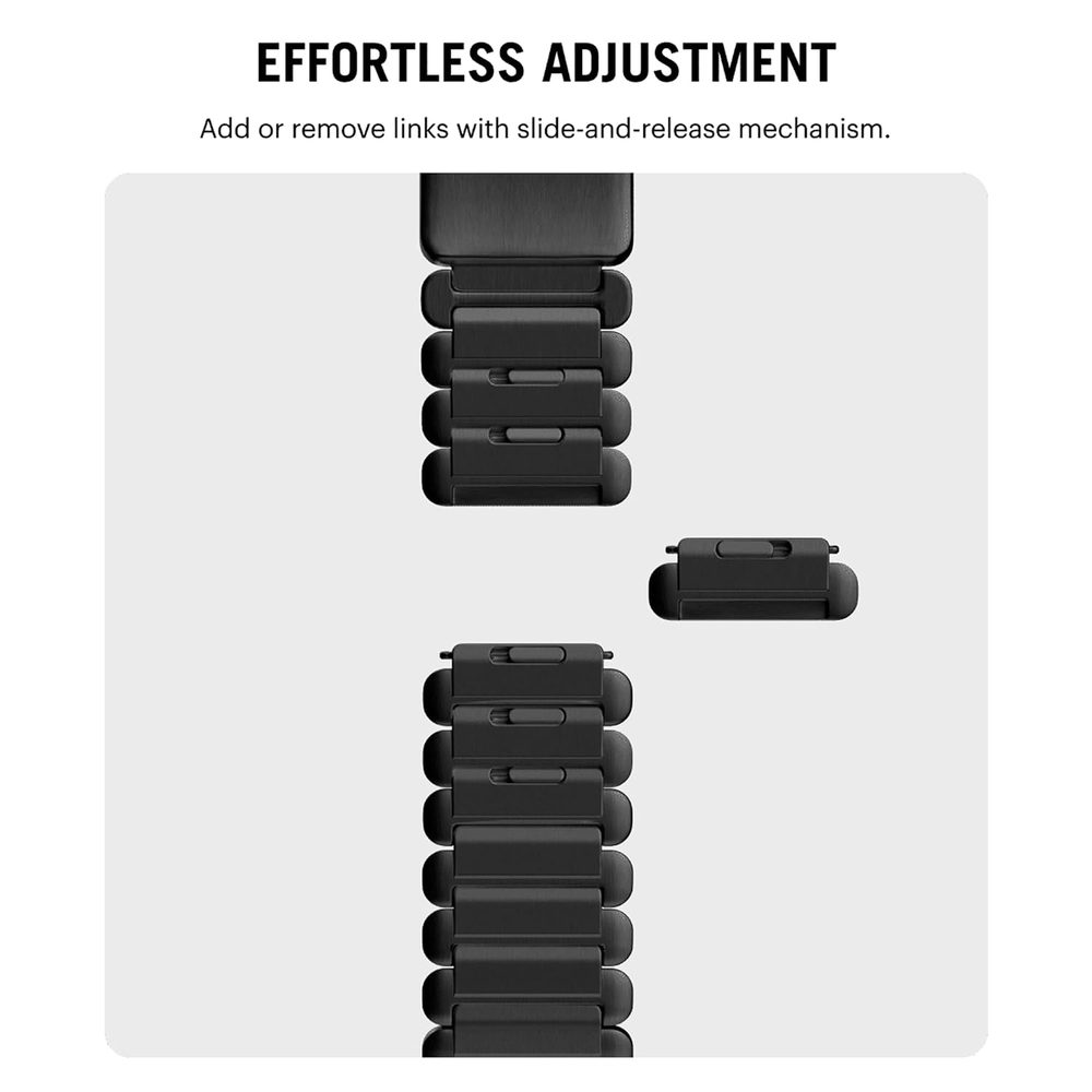 DailyObjects Stainless Steel Strap Apple Watch Band with Secure Clasp, Comfortable Fit, Watch Not Included