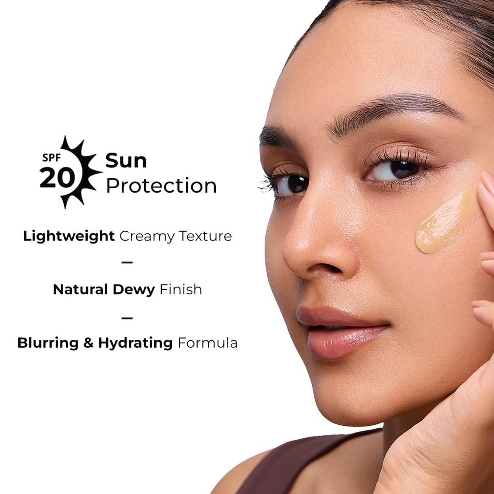 Lovechild Masaba BB Foundation One Take 5 in 1 Full Coverage SPF 20 PA++, Benefits of Serum, Primer, Moisturizer, Matte Finish for Flawless Skin,Sweet Susie (30ml)