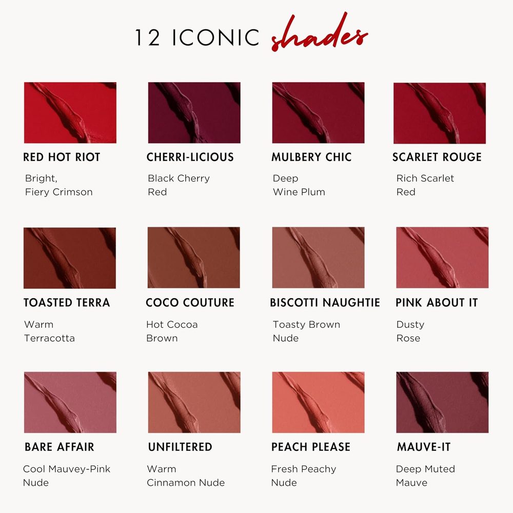 HYUE Velvette Kiss Matte Bullet Lipstick | Bare Affair | Feather Light & Powder Finish | Long-Wear Intense Color | with Jojoba, Almond & Gooseberry | Smudge-Proof, Travel-Friendly, Precision Tip