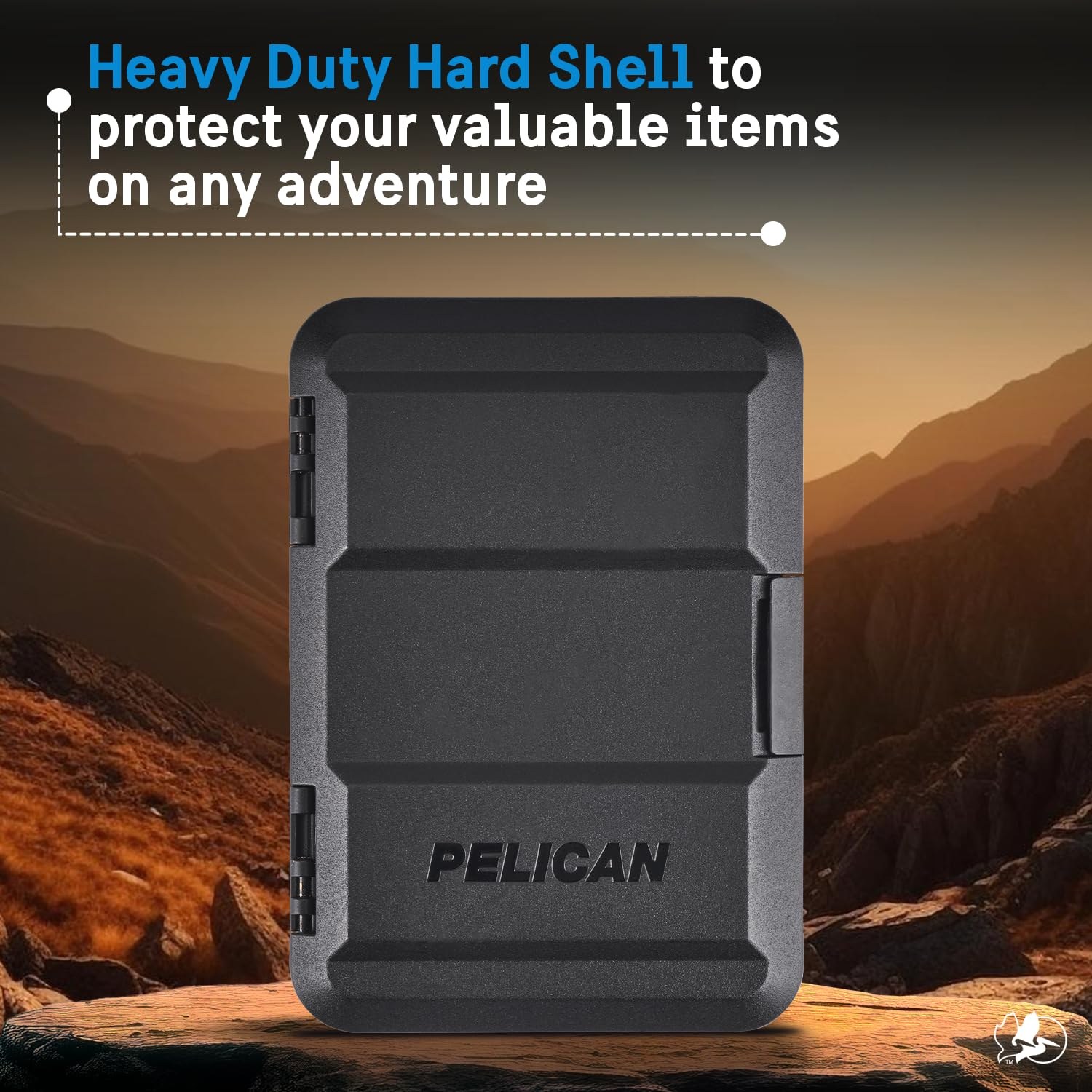 Pelican MagSafe Wallet for iPhone - Snap-On Phone Magnetic Wallet - Black
