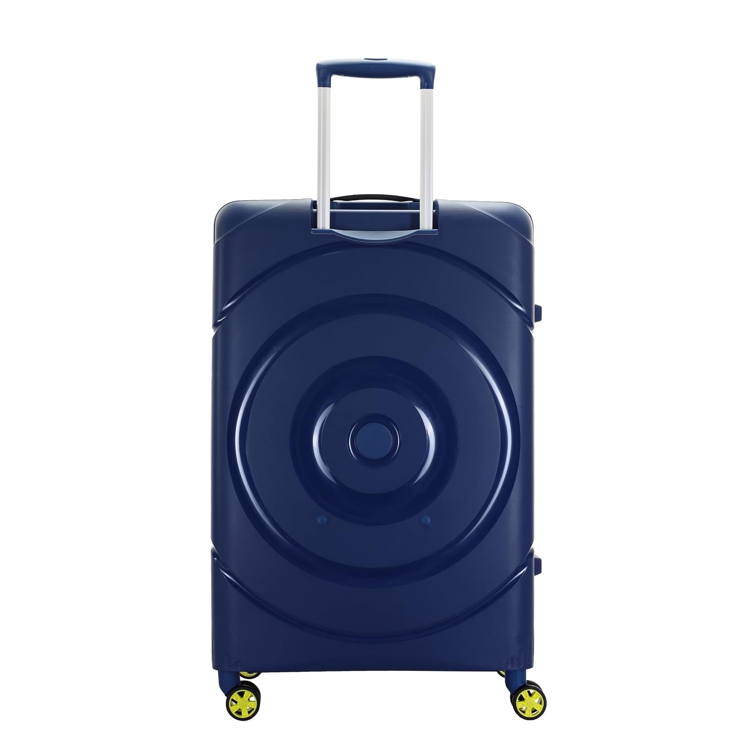 American Tourister Polycarbonate Material Circurity Max 68 cm Small Hardside Cabin Suitcase with Xtrasecu 3-Point Locking System & Double 8 Spinner Wheels for Unisex - Deep Blue